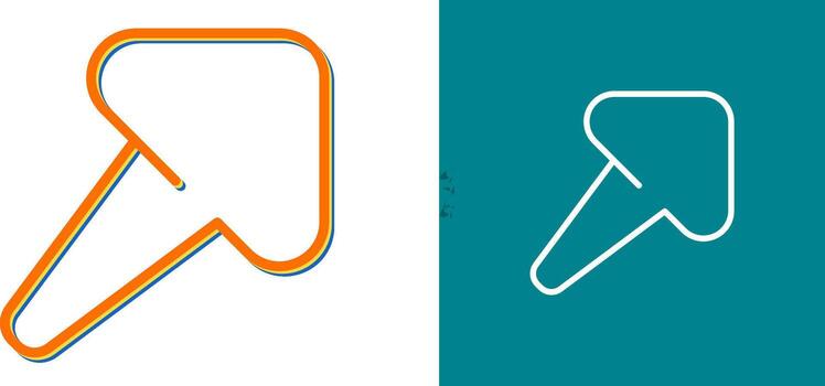 icono de flecha vector