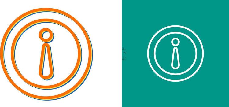 icono de vector de información