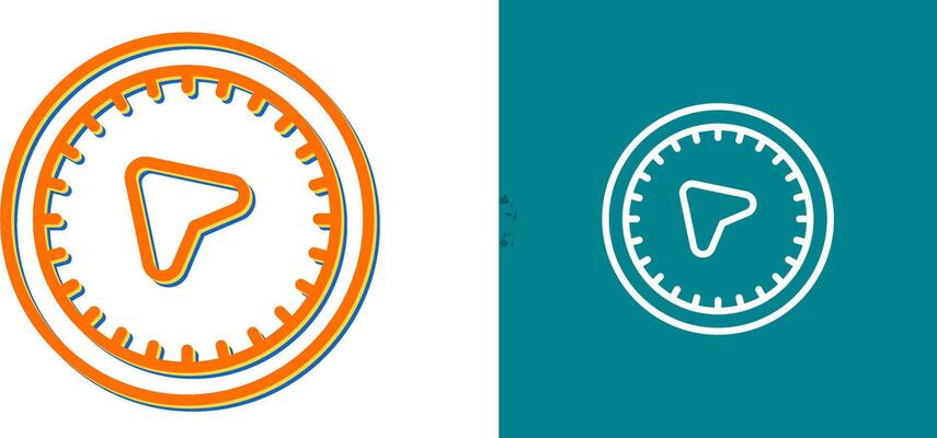 N West Vector Icon