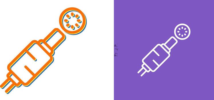 icono de vector de enchufe