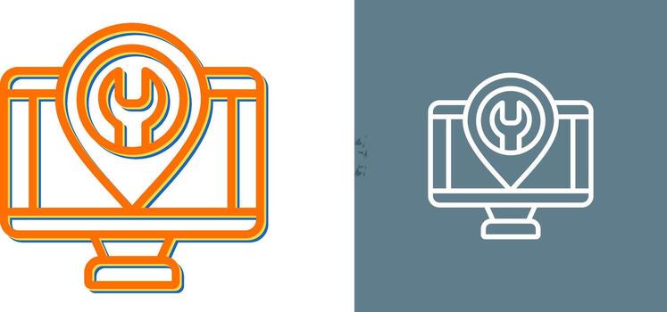 Computer Vector Icon