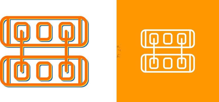 icono de vector de interruptor de red