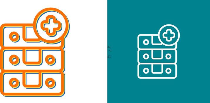 icono de vector de base de datos