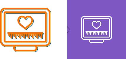 icono de vector de computadora de escritorio