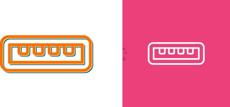 icono de vector de usb