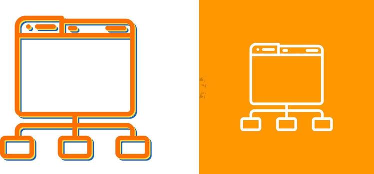 icono de vector de red