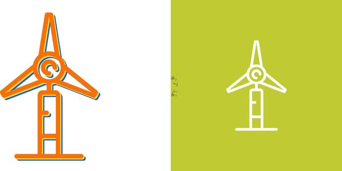 Windmill Vector Icon