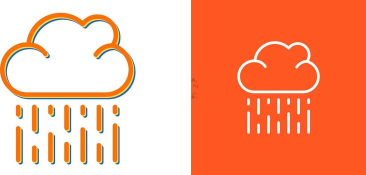 icono de vector de nube