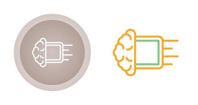 Machine Learning Vector Icon