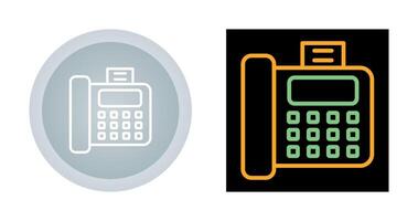 Fax Machine Vector Icon