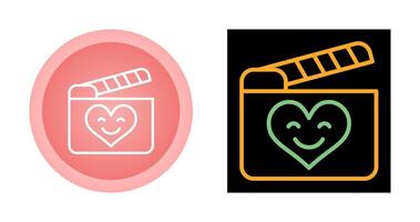 Romantic comedy movie Vector Icon