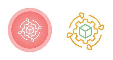 Supply Chain Analytics Vector Icon