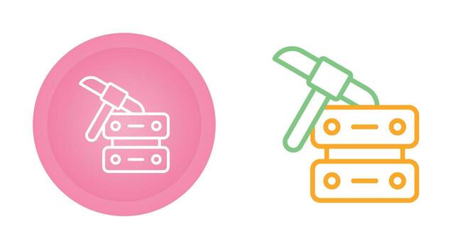 Data Mining Vector Icon