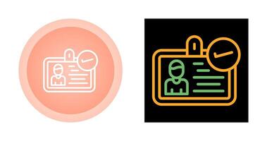 ID Verification Vector Icon