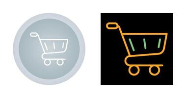 icono de vector de carrito de compras