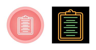 Writing Pad Vector Icon