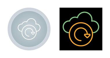 Cloud Backup Vector Icon