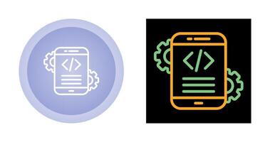 Mobile App Development Vector Icon