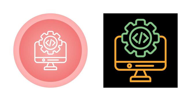 software desarrollo vector icono