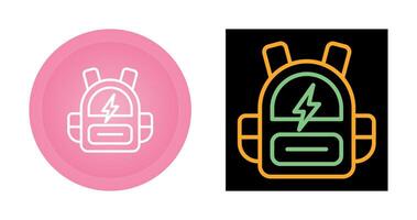 Smart Backpack Vector Icon