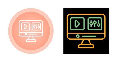 Video Editing Vector Icon