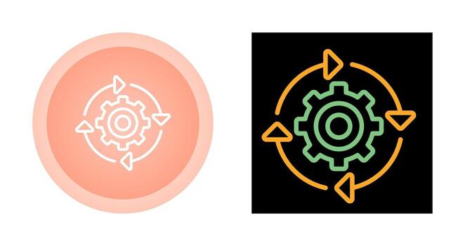 continuo integración vector icono