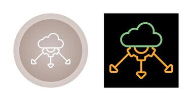 Network Load Balancing Vector Icon