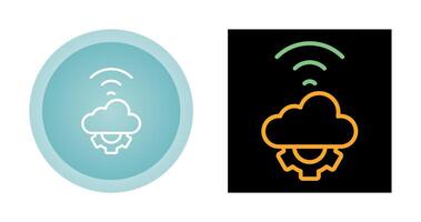 Cloud Automation Vector Icon