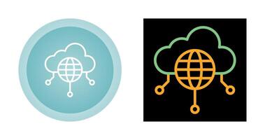 Public Cloud Vector Icon