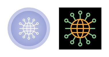 Network Topology Vector Icon