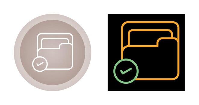 Accept Document Vector Icon