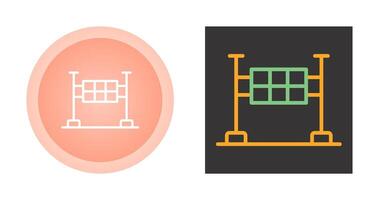 terminar línea vector icono