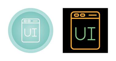 User Interface Design Vector Icon