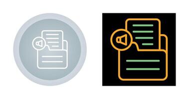 Document Insert Audio Vector Icon