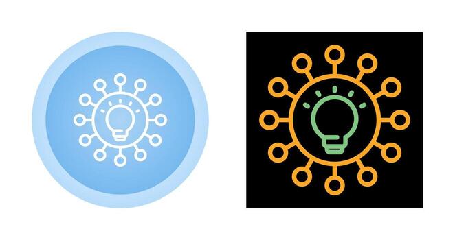 Mind Map Vector Icon