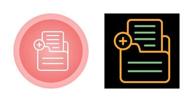 Document Add Vector Icon