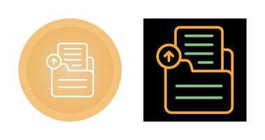 Document Upload Vector Icon