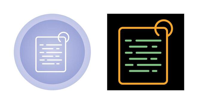 Document Vector Icon