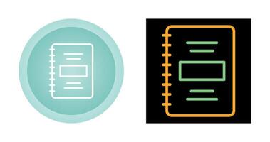 Notebook Vector Icon