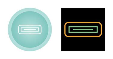 USB Port Vector Icon