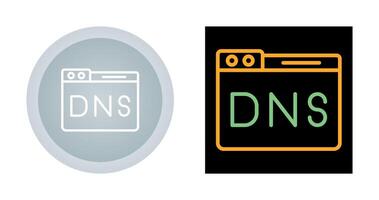 Domain DNS Management Vector Icon