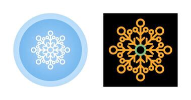 nieve vector icono