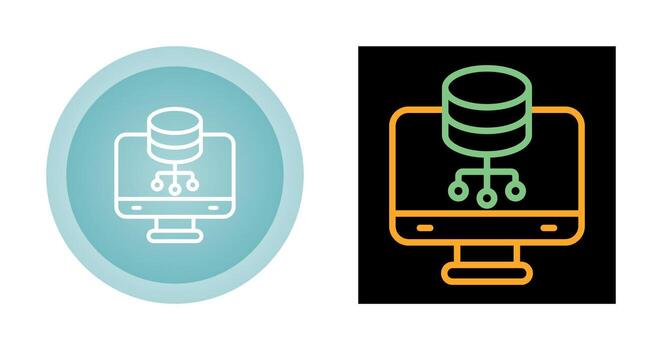 Database Management Vector Icon