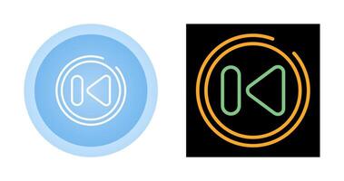 Previous Track Button Vector Icon