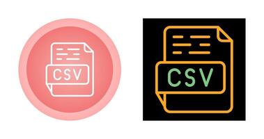 CSV Vector Icon