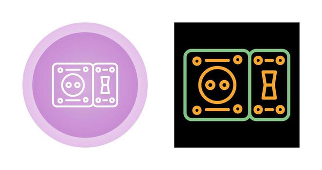 cambiar, vector, icono vector