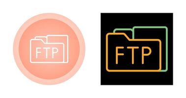 FTP Access Vector Icon