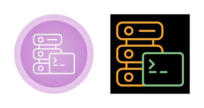 SSH Hosting Vector Icon