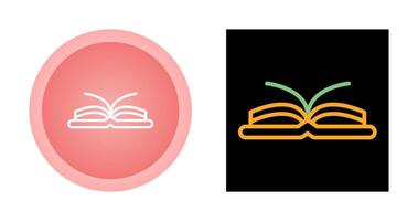 Open Book Vector Icon