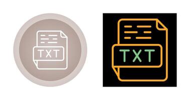 icono de vector de texto